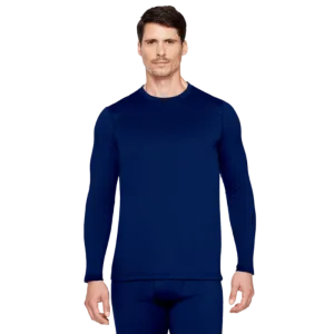 4.0 Men's Military Heritage Fleece Thermal Crew Shirt | Navy