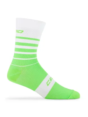 Active Compression Avanti Sock White-Green