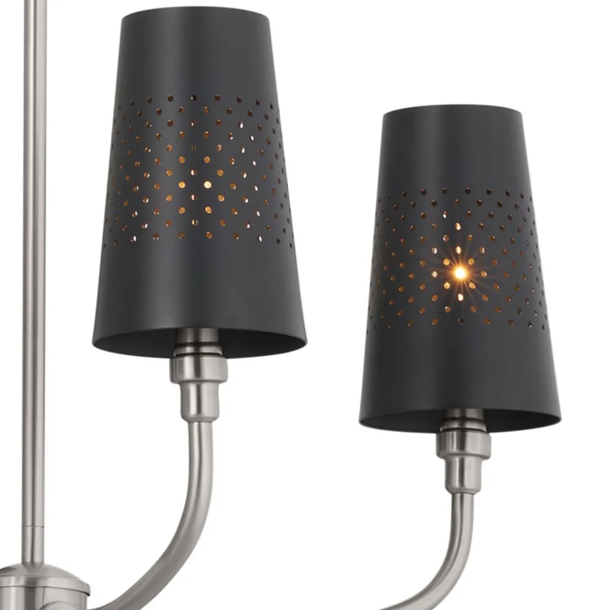 Adeena 47 in. 8 Lights Chandelier Pewter finish