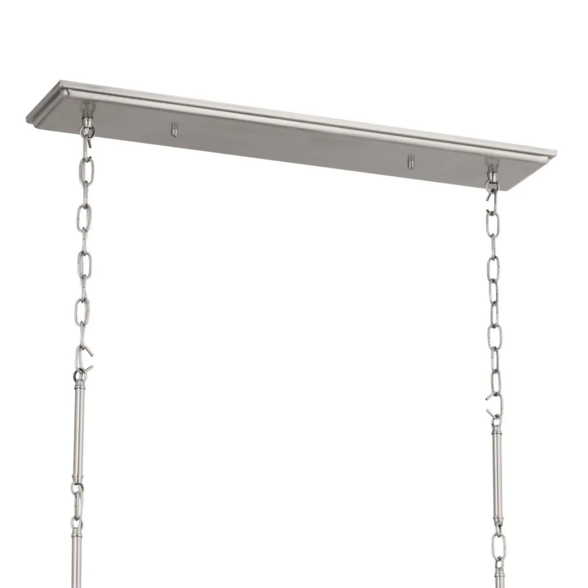 Adeena 47 in. 8 Lights Chandelier Pewter finish