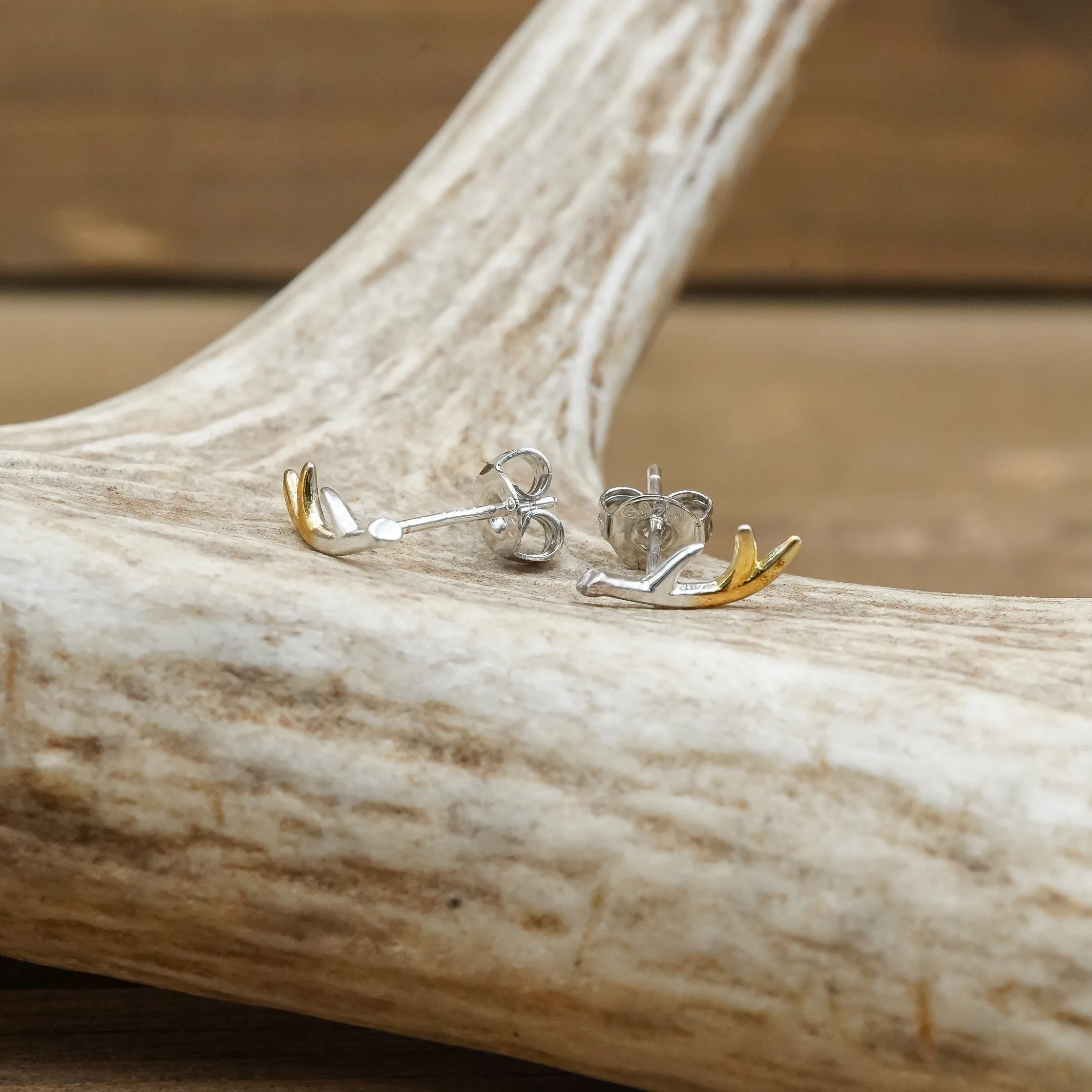 Antler Stud Earrings