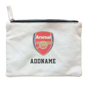 Arsenal Football Logo Addname Zipper Pouch