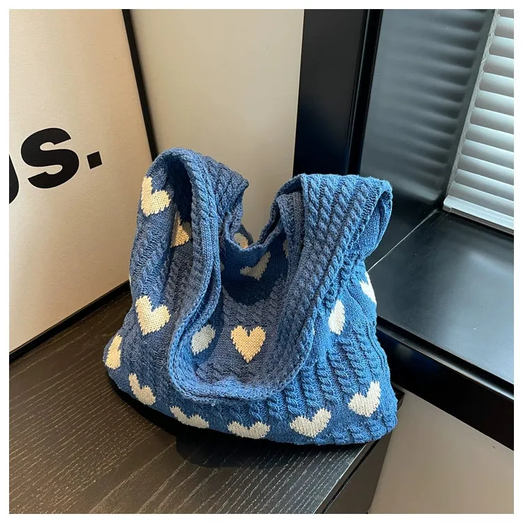 Bag Female Handmade Knitting Class Work Clothing Underarm Bag