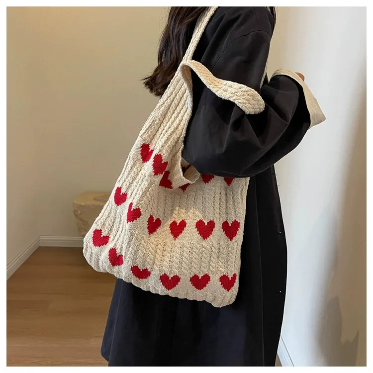 Bag Female Handmade Knitting Class Work Clothing Underarm Bag