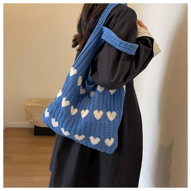 Bag Female Handmade Knitting Class Work Clothing Underarm Bag