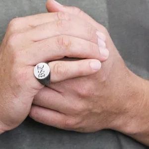 Bold Globe Ring | Silver