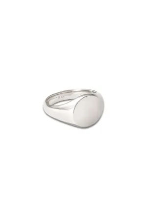 Bold Round Signet Ring