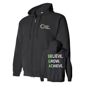 Boston Green Academy Grade 8 Full Zip Hooded Sweatshirt - Kids