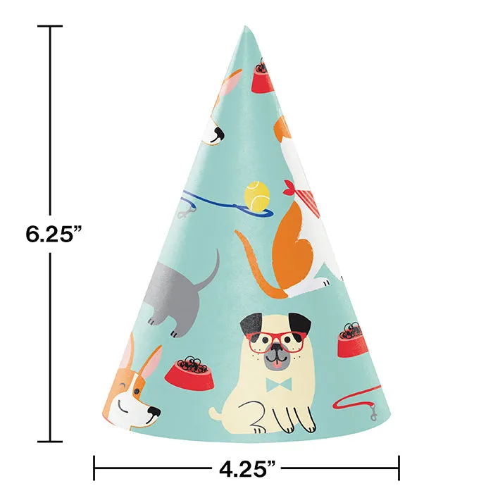 Bulk Dog Party Party Hats (48 per Case)