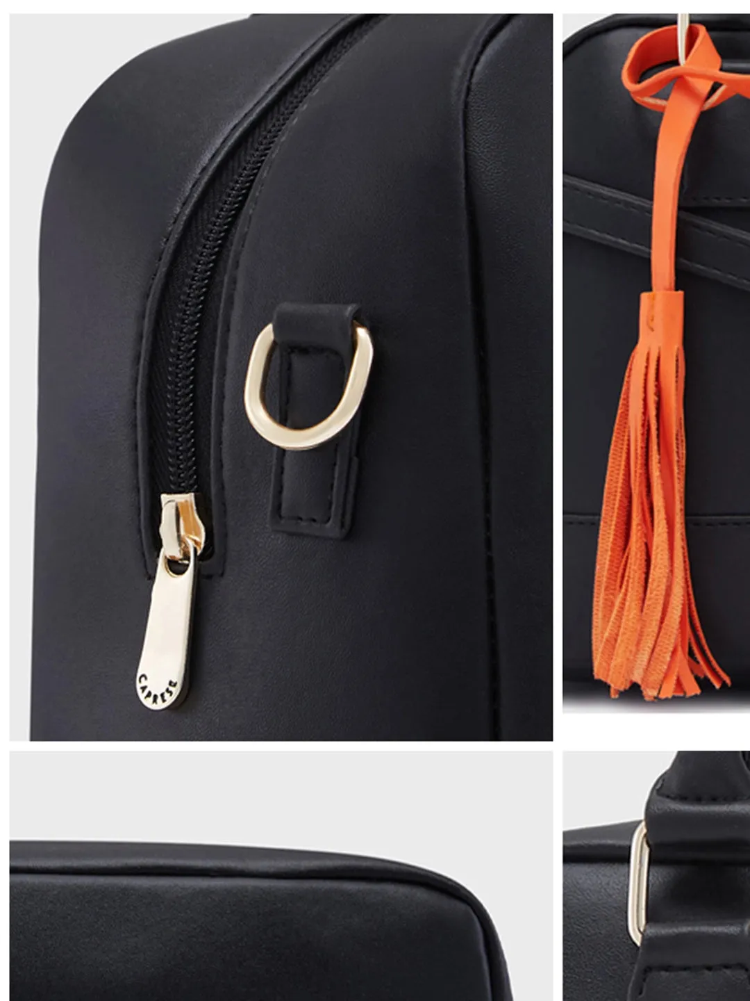 Caprese Jones Satchel Small Black