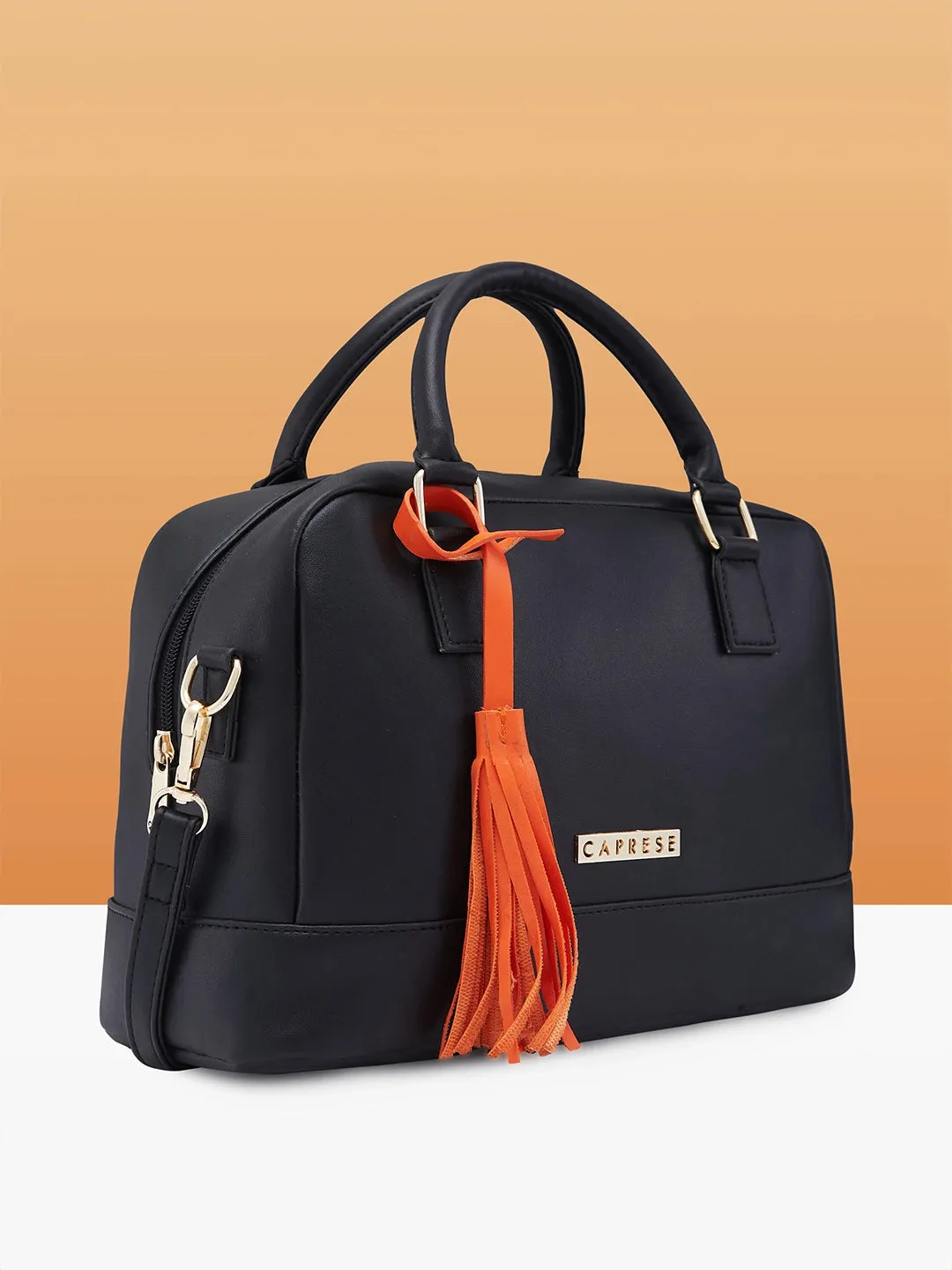 Caprese Jones Satchel Small Black