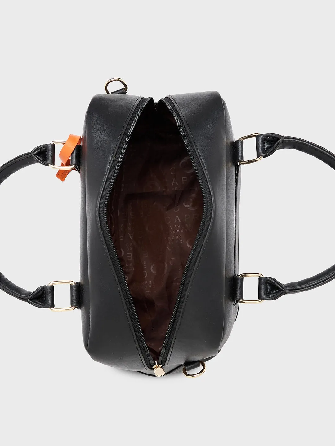 Caprese Jones Satchel Small Black
