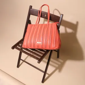 Caprese Olena Satchel Large Coral