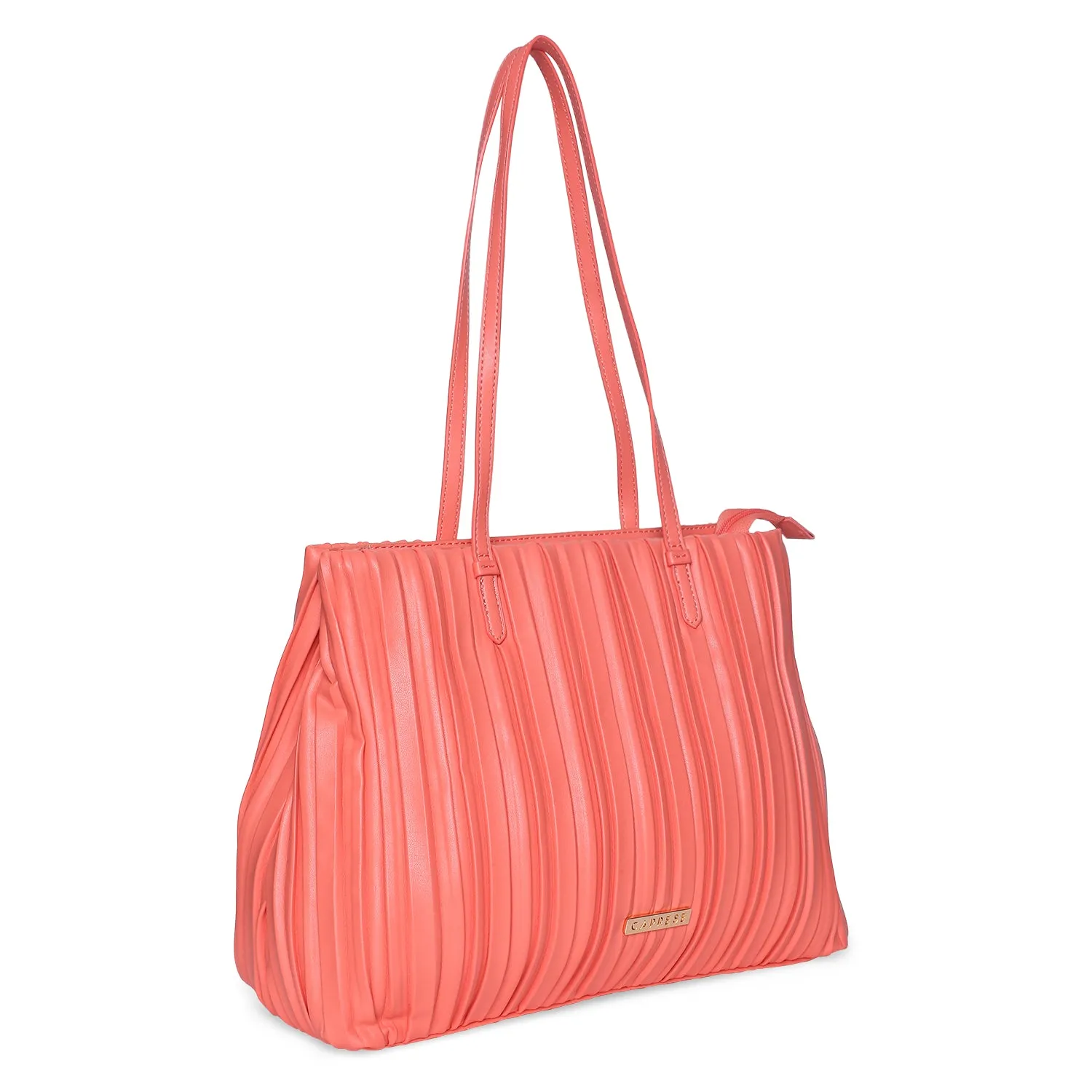 Caprese Olena Satchel Large Coral