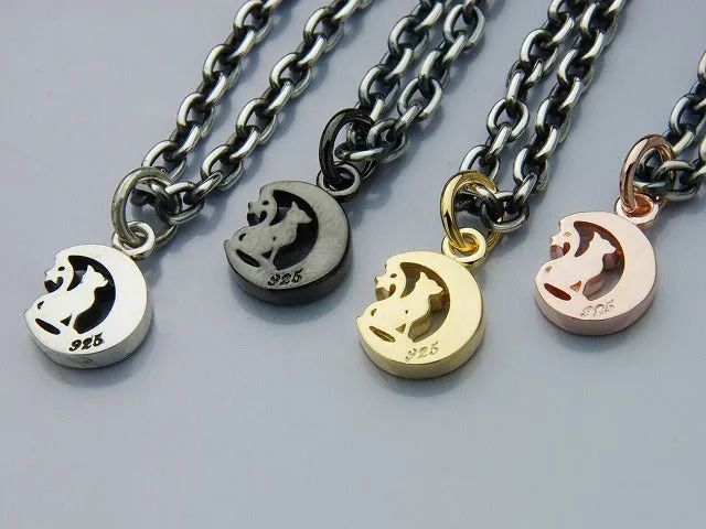 Cat Moon Charm