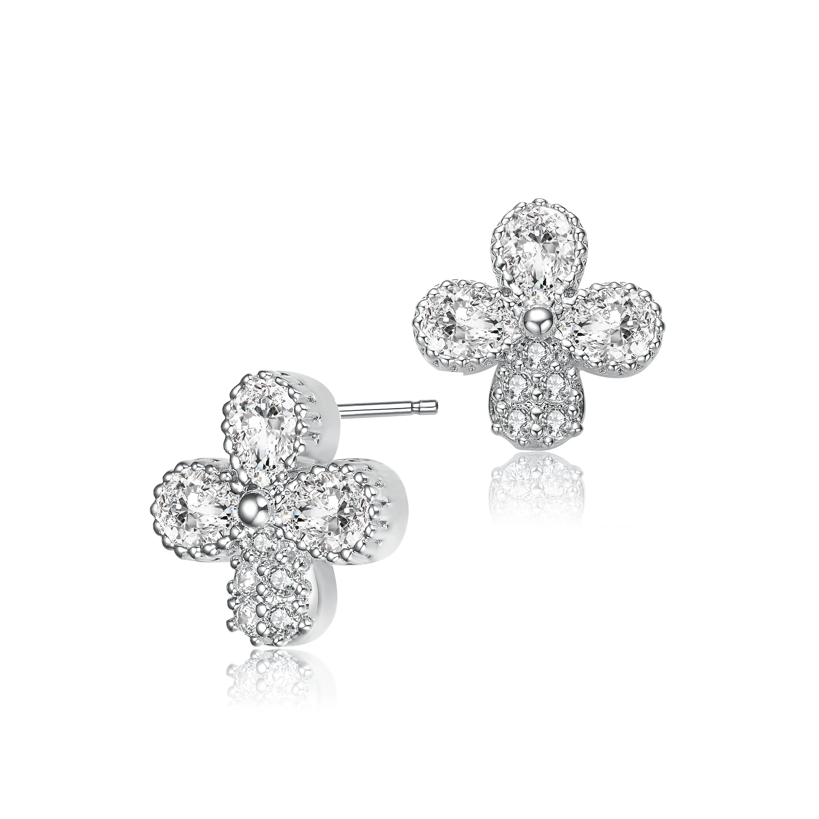 Charlotte Clover Stud Earrings