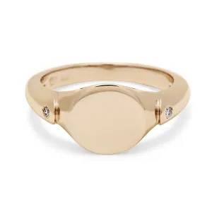 Classic Signet Ring - 14k Yellow Gold
