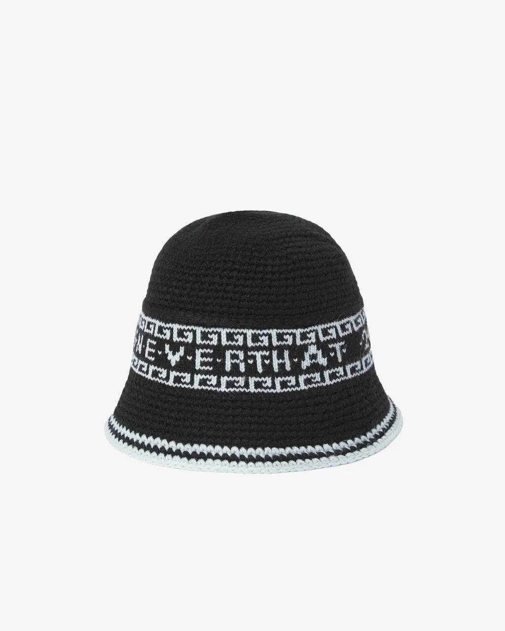 Crochet Bucket Hat Black