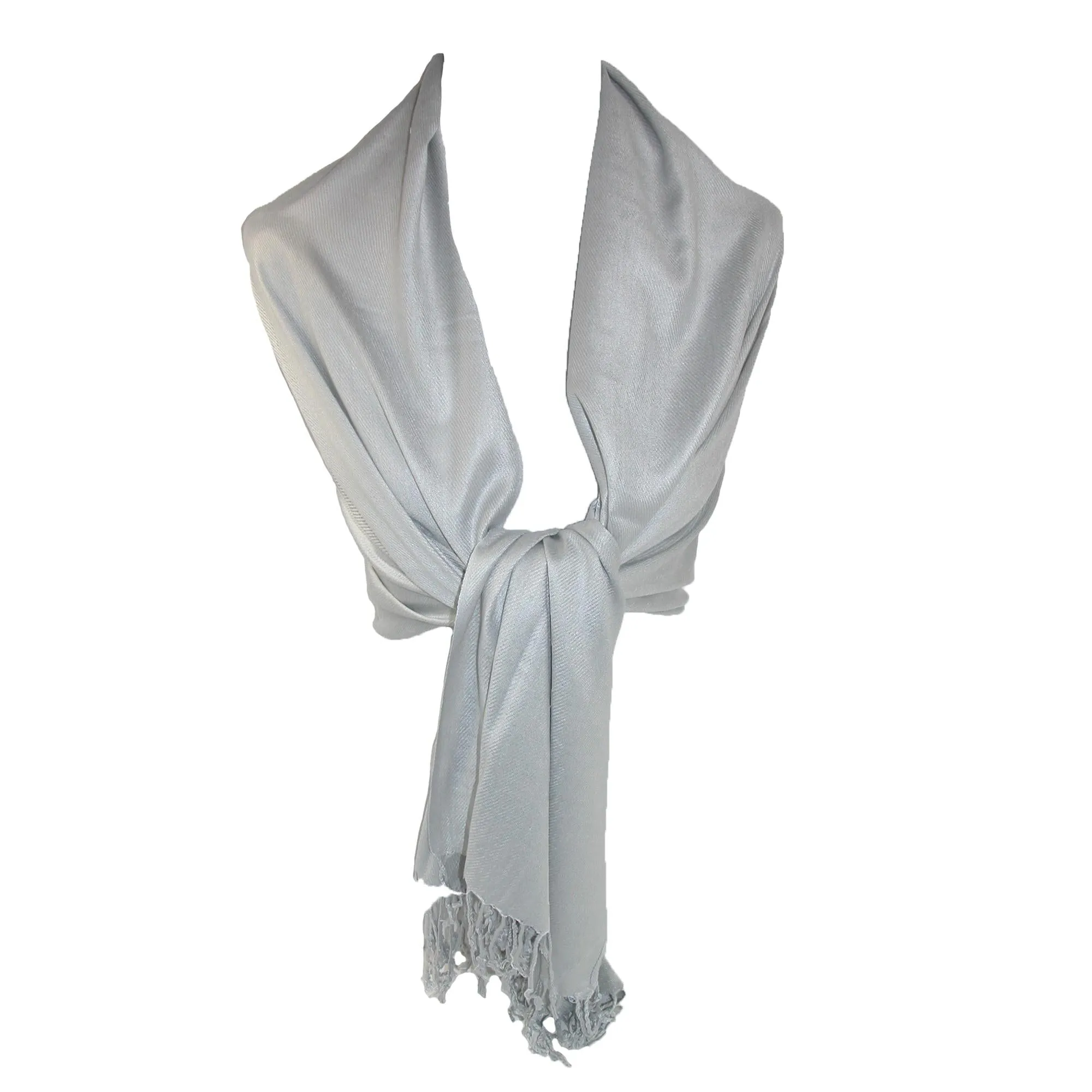 CTM® Women's Classic Pashmina Wrap Scarf Shawl (Pack of 2)