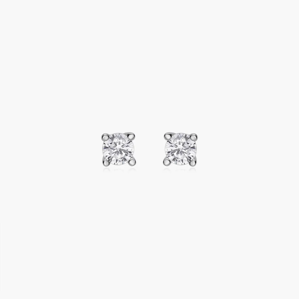 Dainty Round Stud Earrings