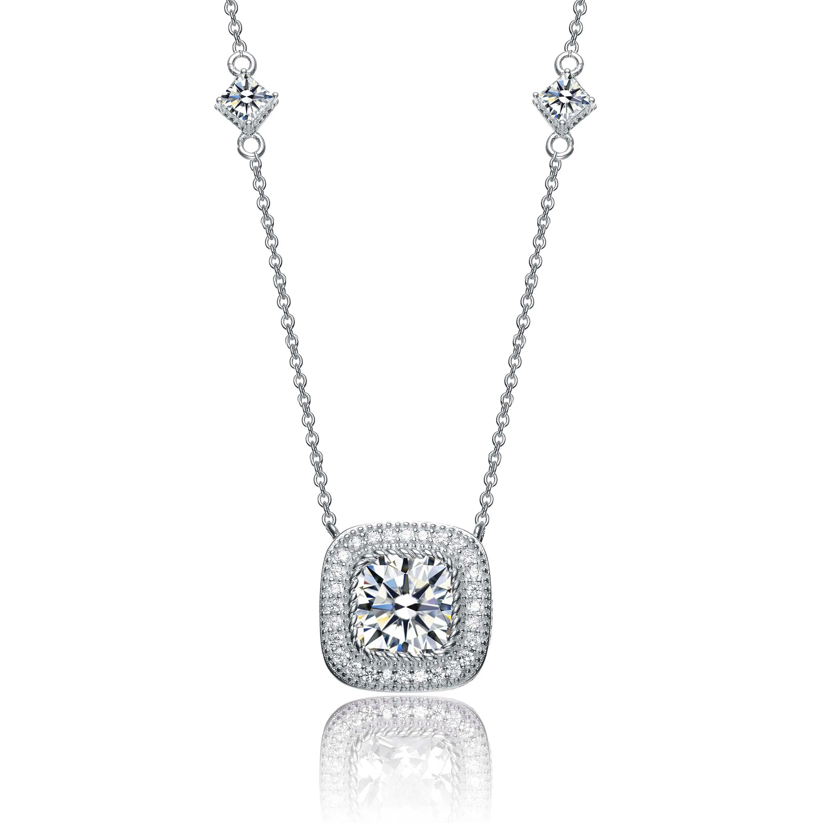 Daphné Square Stud Necklace