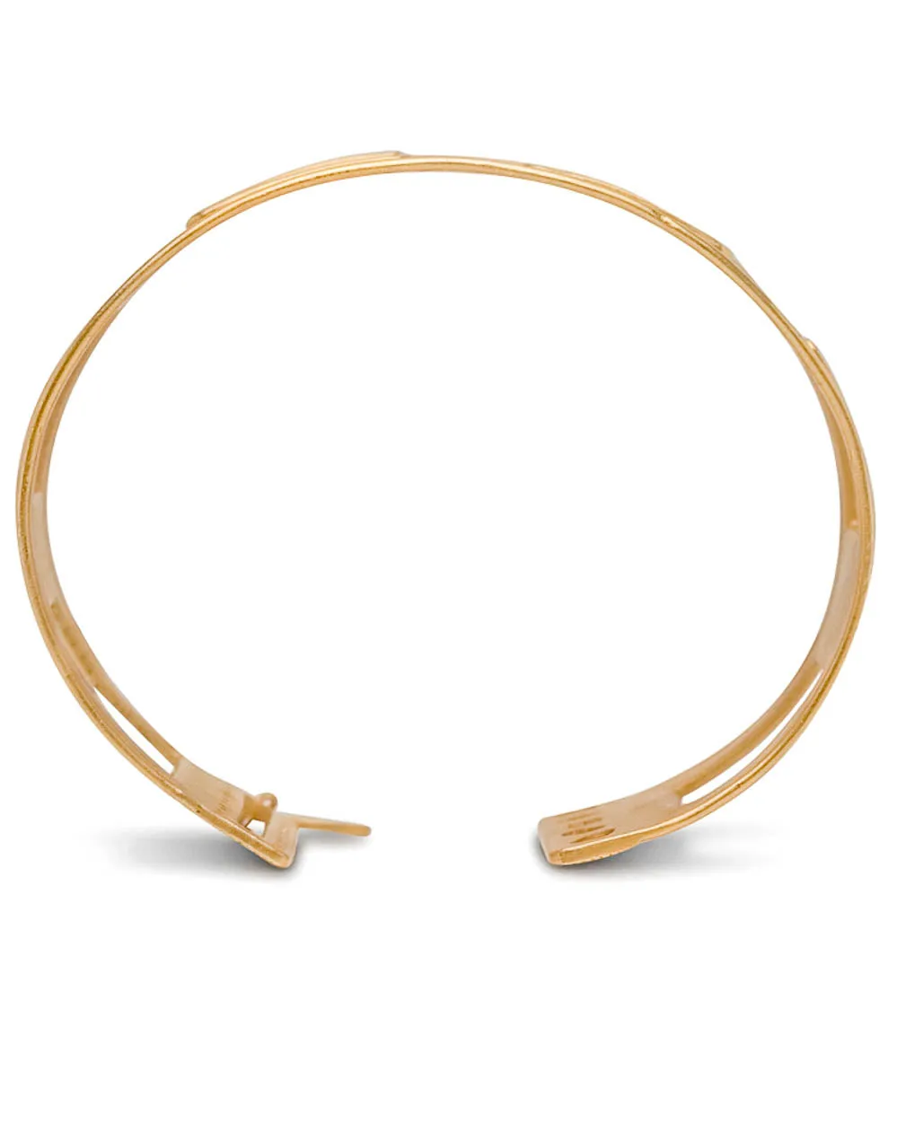 Diamond Serenity Texture Eternity Cuff Bracelet