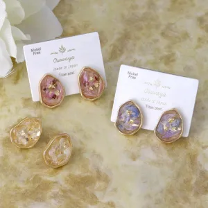 Dried Flower Earrings