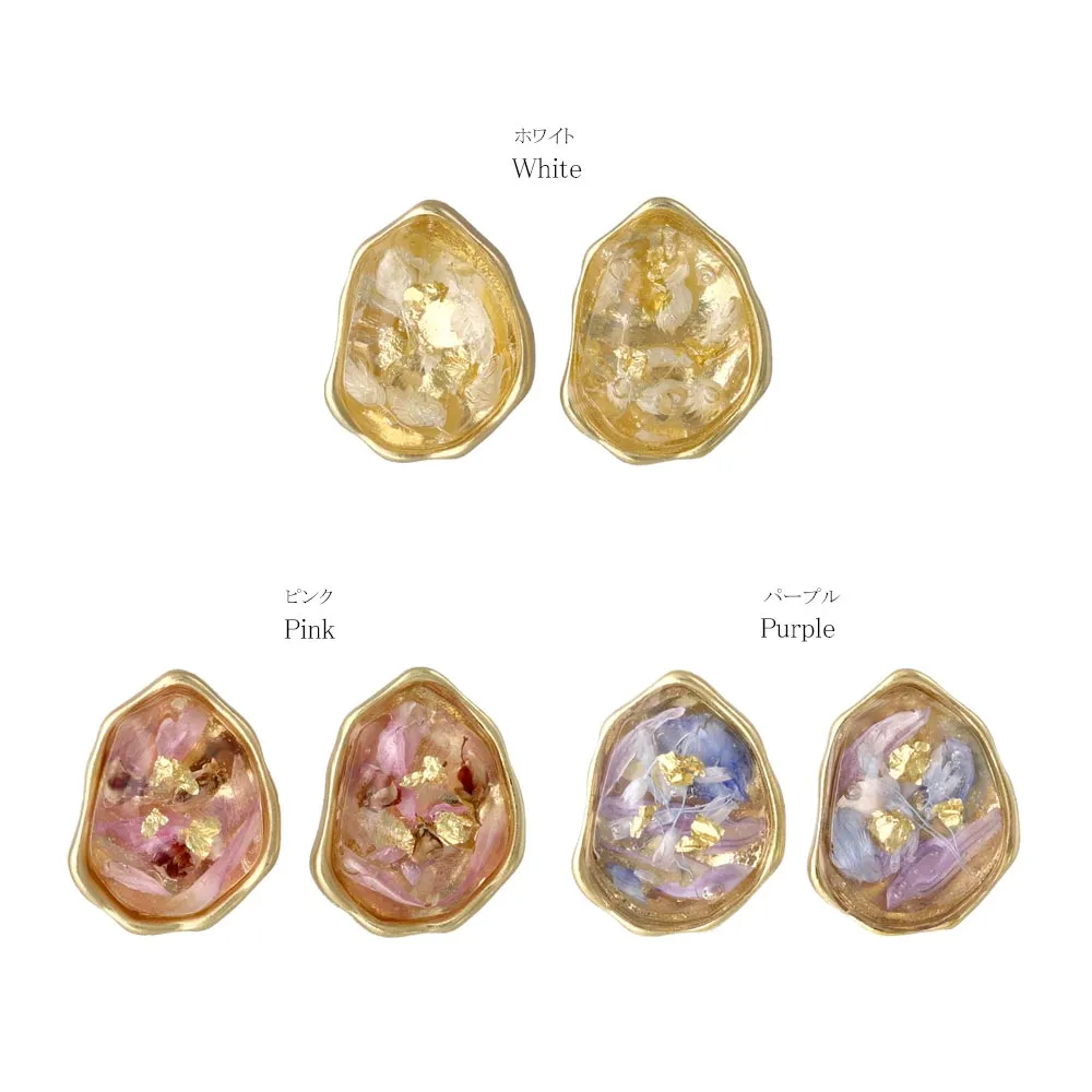 Dried Flower Earrings