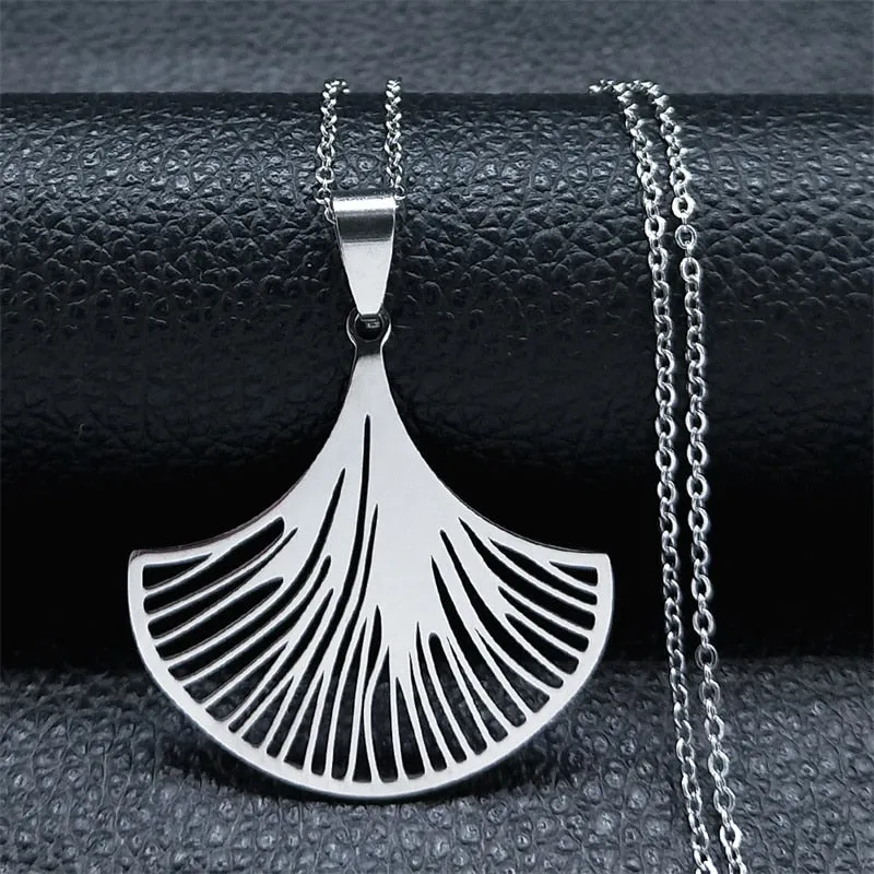Feather Dream Catcher Stainless Steel Chain Necklaces Gold Color Long Necklaces Boho Jewelry sautoir femme long bohme N7021S01