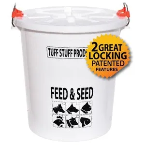 FEED & SEED STORAGE W/ LID - 45 GALLON