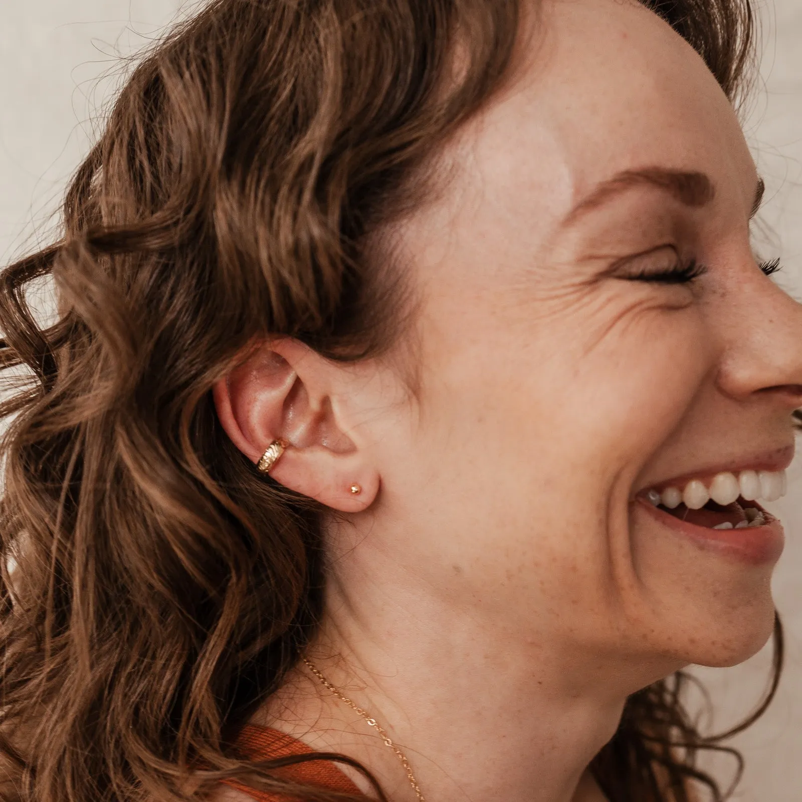 Fleur Cuff • Patterned Ear Cuff
