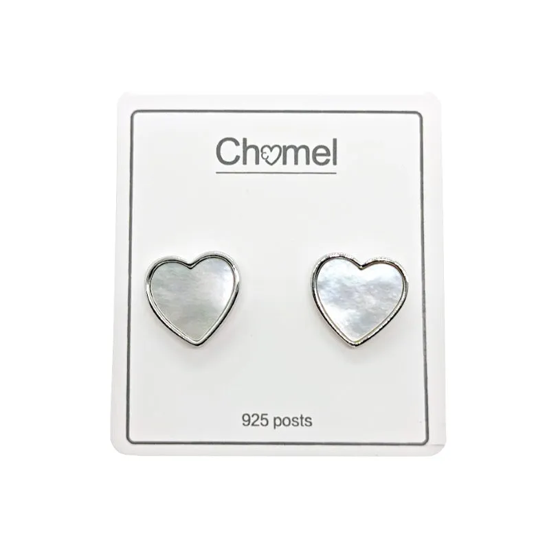 Heart Mother of Pearl Earrings