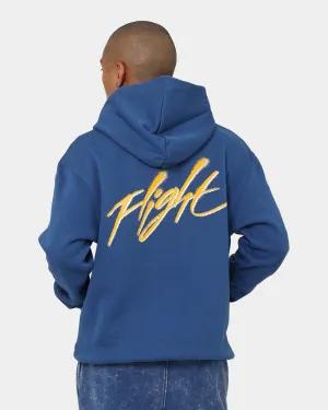Jordan Essential Flight Graphic Fleece Hoodie French Blue/Taxi Yellow