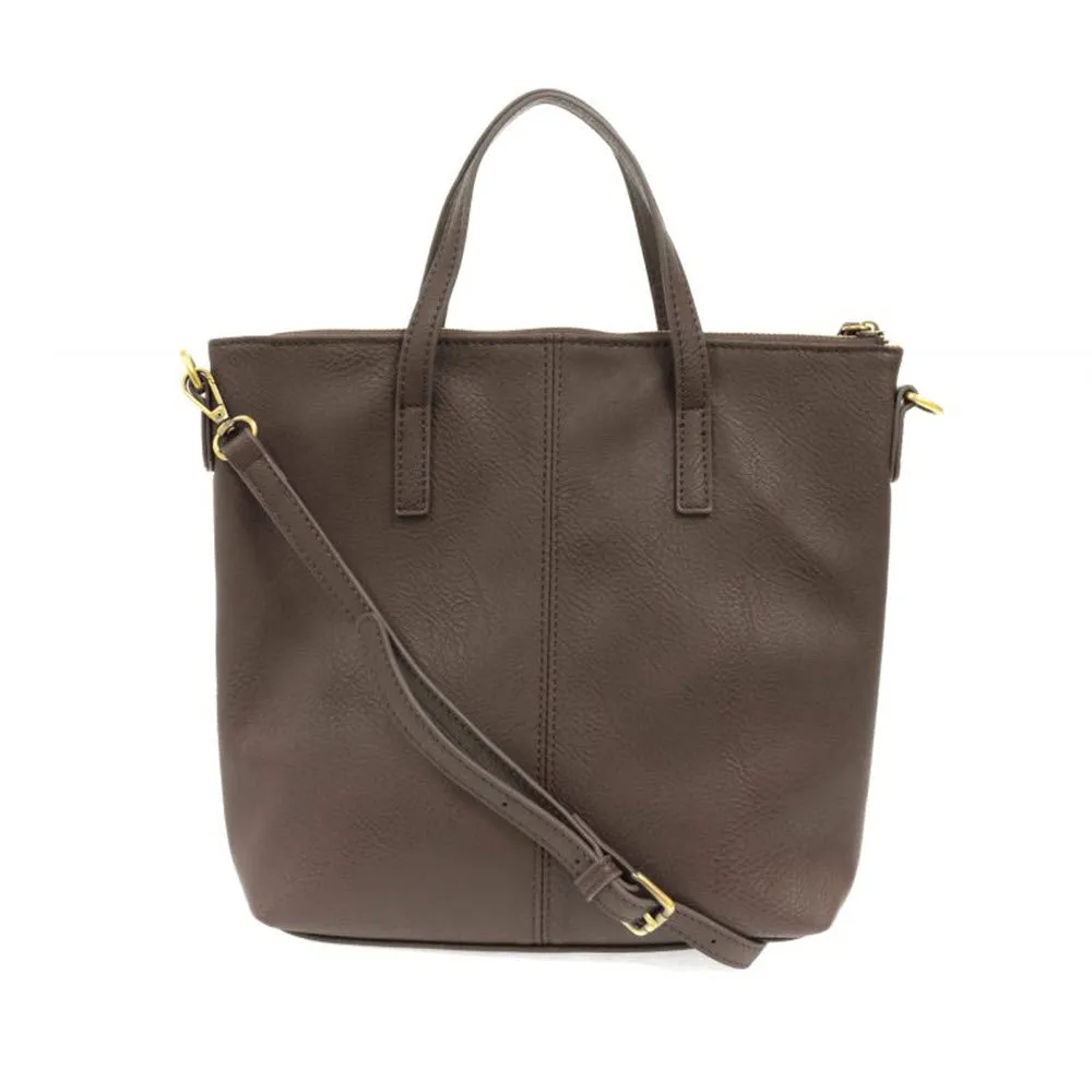 JOY SIUSAN KIM TOP ZIP BAG ESPRESSO