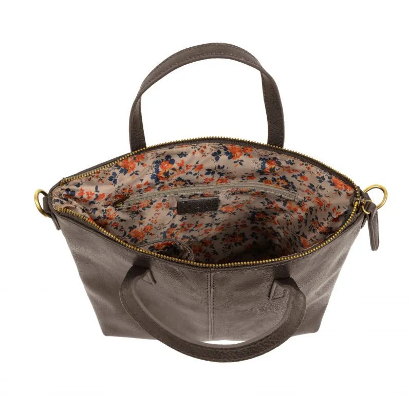 JOY SIUSAN KIM TOP ZIP BAG ESPRESSO