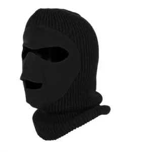 Knit / Fleece Face Mask Black