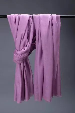 Lavender Hand Spun Pashmina