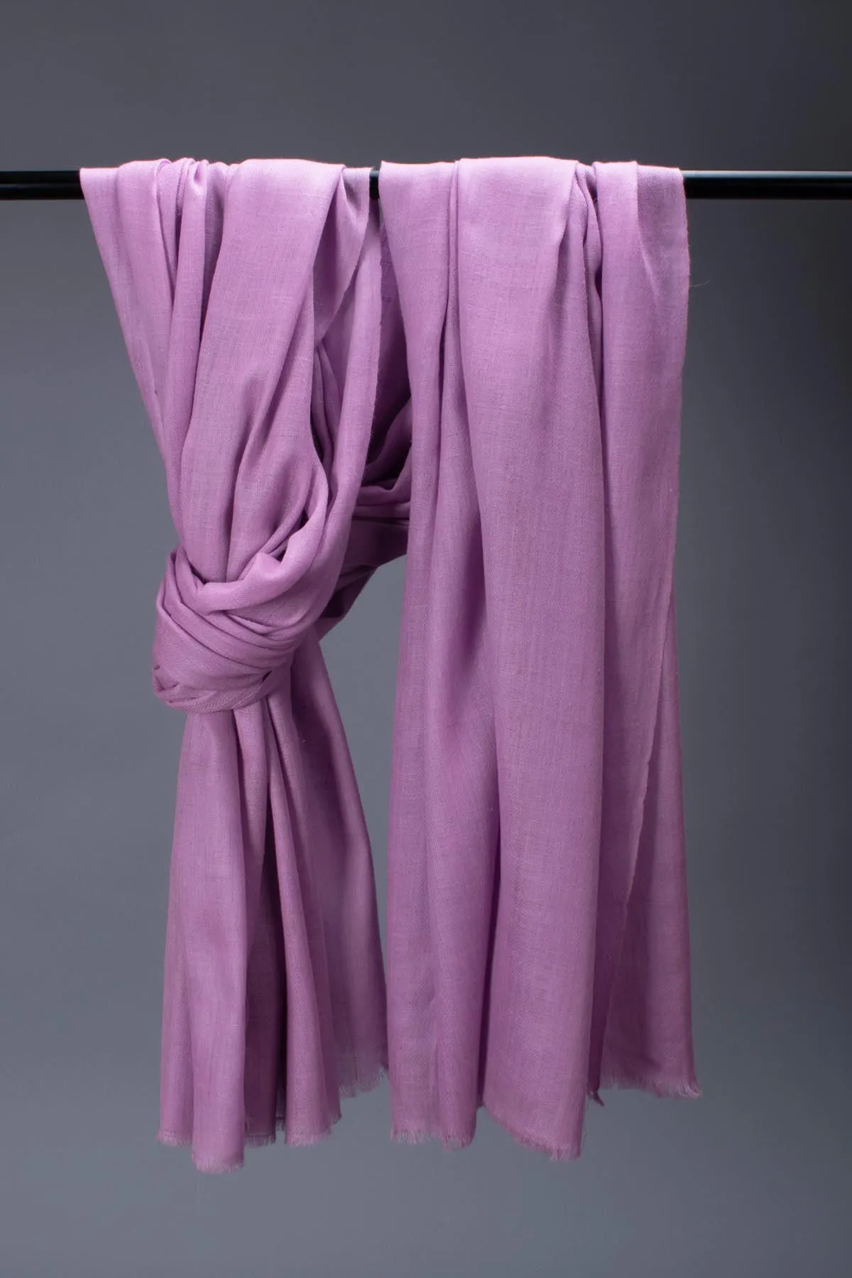 Lavender Hand Spun Pashmina