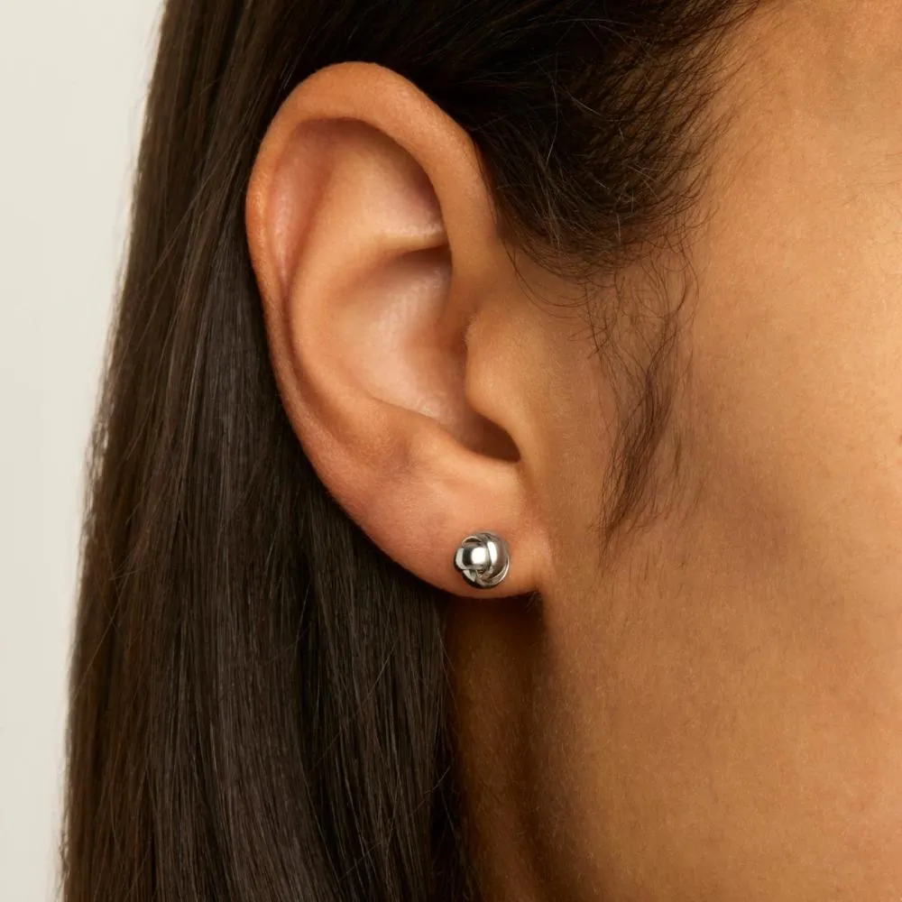 Najo Floret Silver Stud Earrings