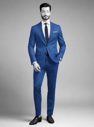 Napolean Dodger Blue Wool Suit