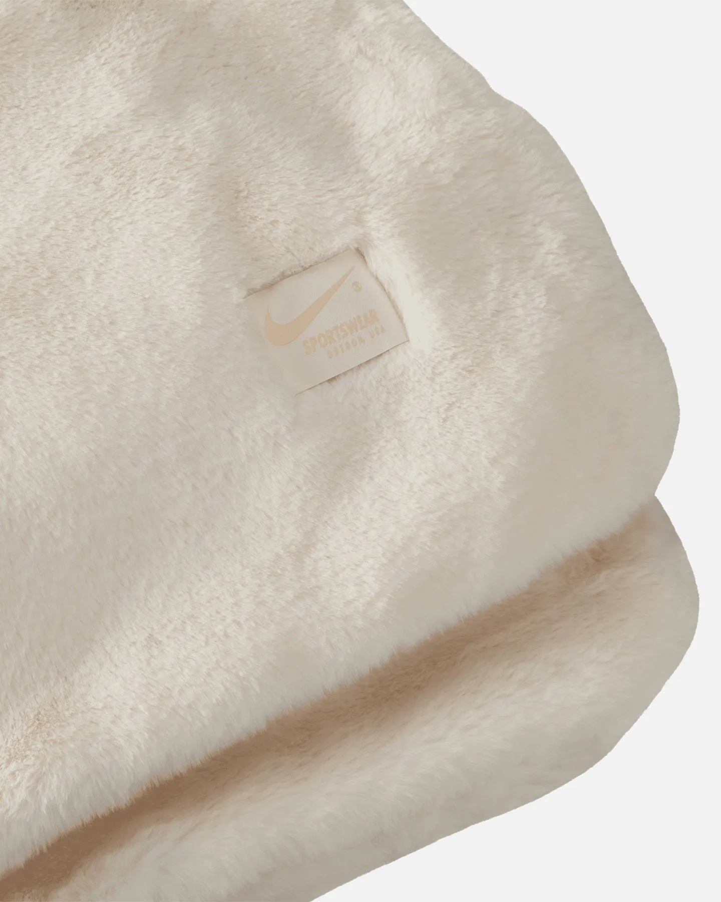 Nike Sportswear Faux Fur Blanket Pale Ivory