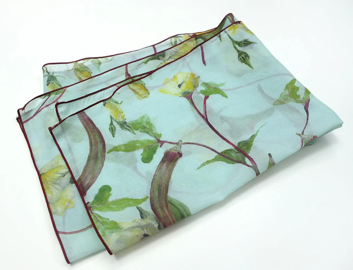 Okra Floral Scarf