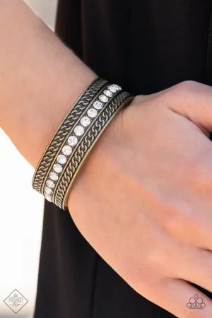 Paparazzi Bracelet ~ Grit Goals - Brass