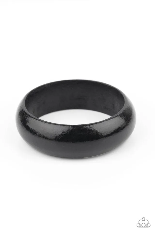 Paparazzi Bracelet ~ Whimsically Woodsy - Black