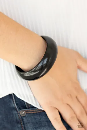 Paparazzi Bracelet ~ Whimsically Woodsy - Black