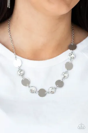 Paparazzi Necklace ~ Refined Reflections - White