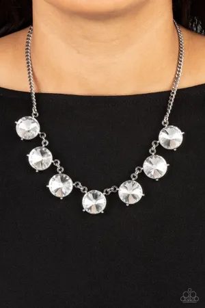 Paparazzi Necklace ~ The SHOWCASE Must Go On - White