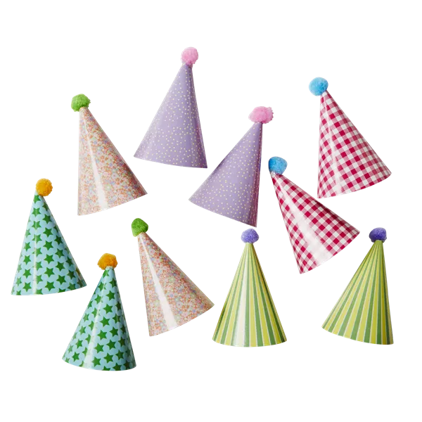 Paper Hat Cupcake Toppers