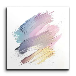 Pastel Symphony: Dynamic Brushstroke Composition
