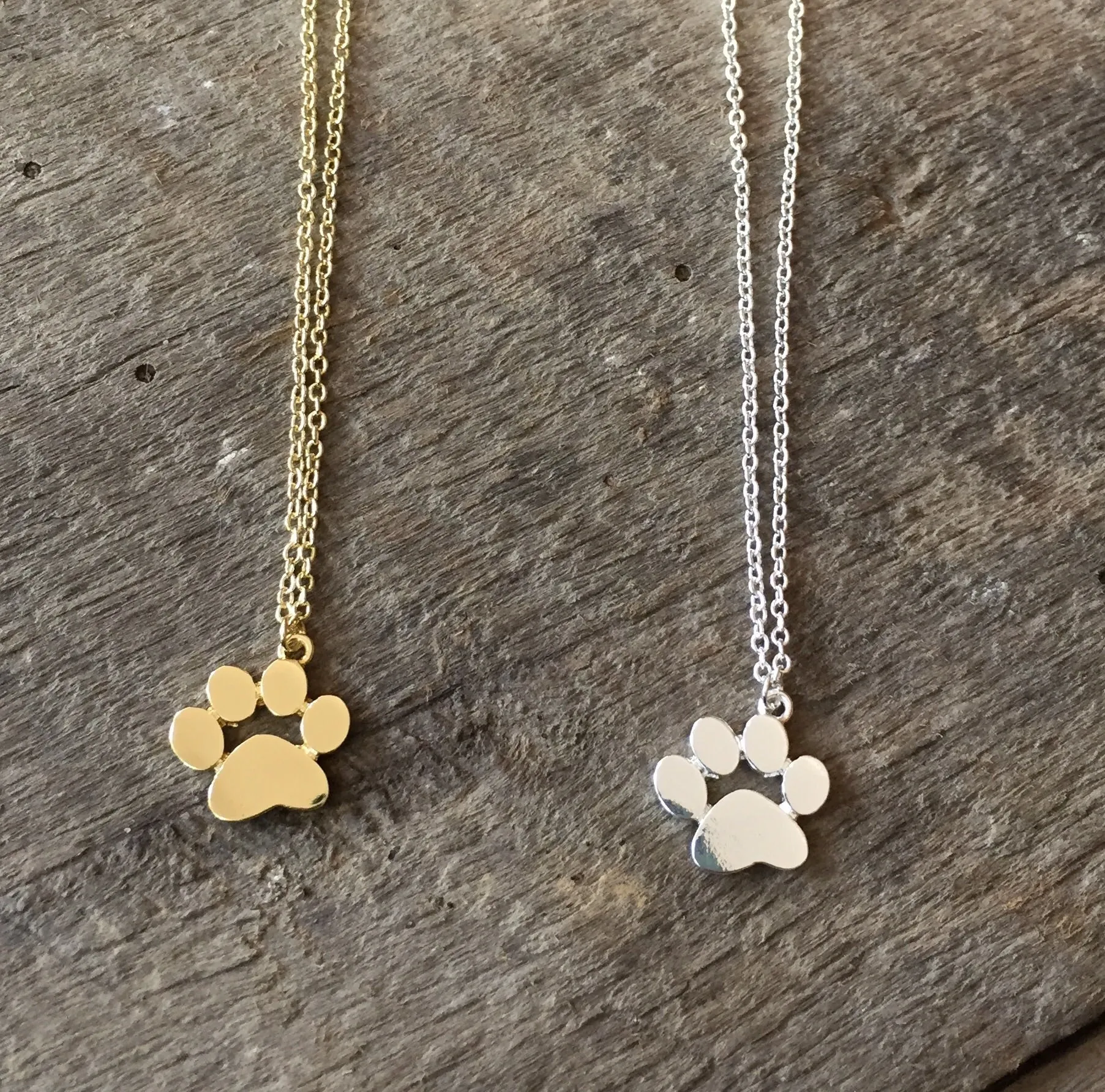Paw Print Necklace